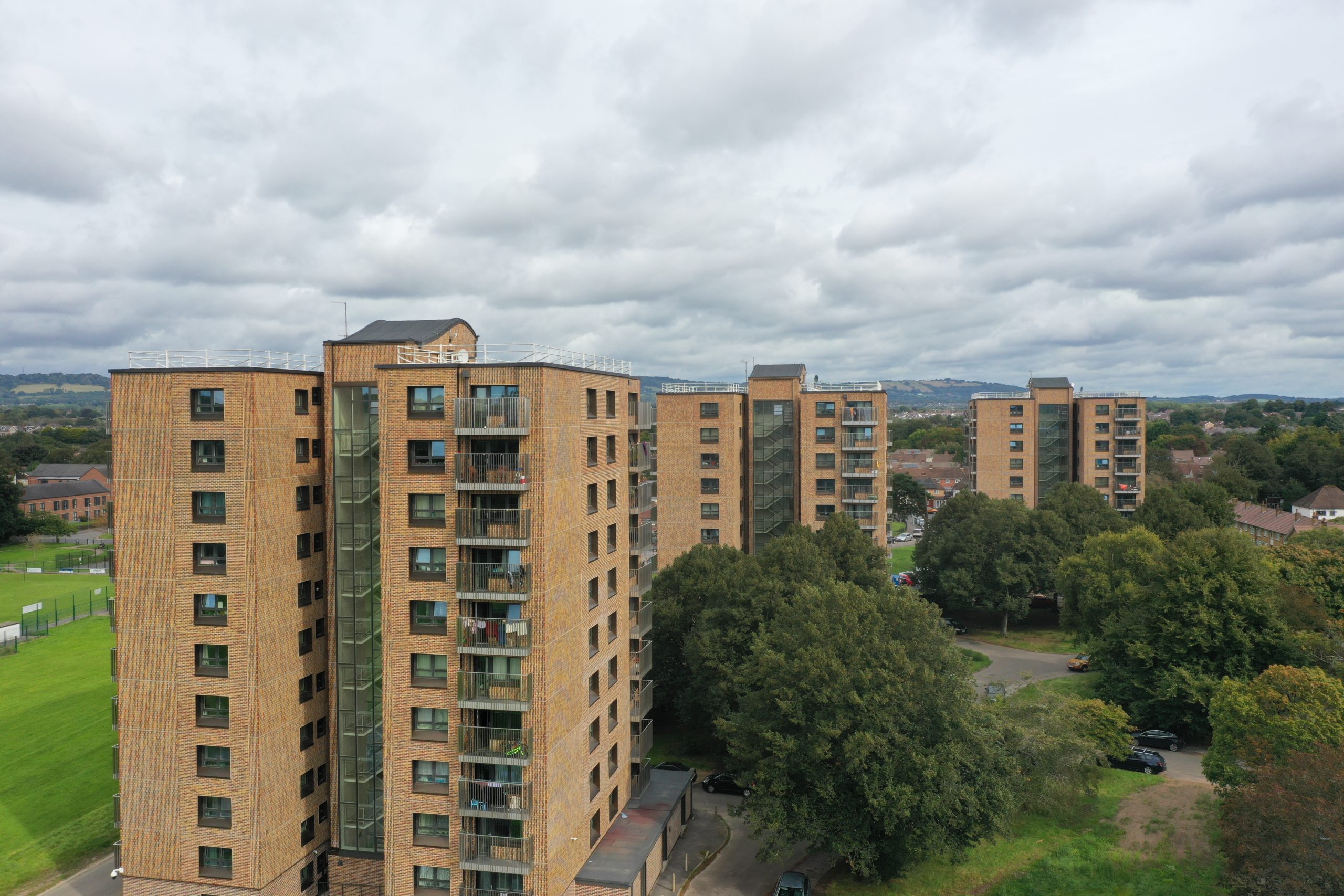 Lydstep Towers in Cardiff