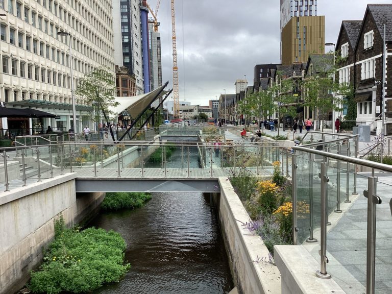 Cardiff Canal Quarter Revitalisation - Canal revealed